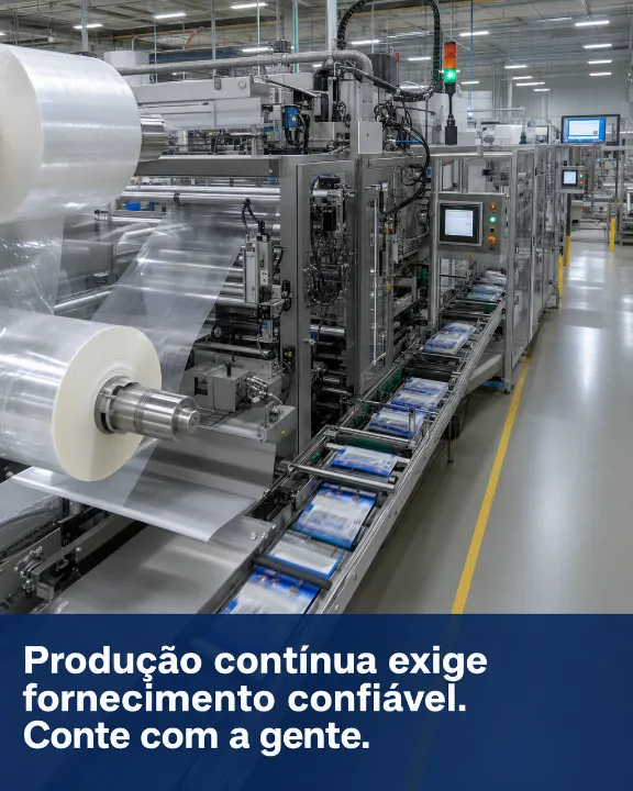 Produção contínua exige fornecimento confiável. Conte com a gente